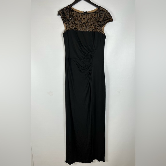 blue dress for baby girl Tadashi Shoji Gown